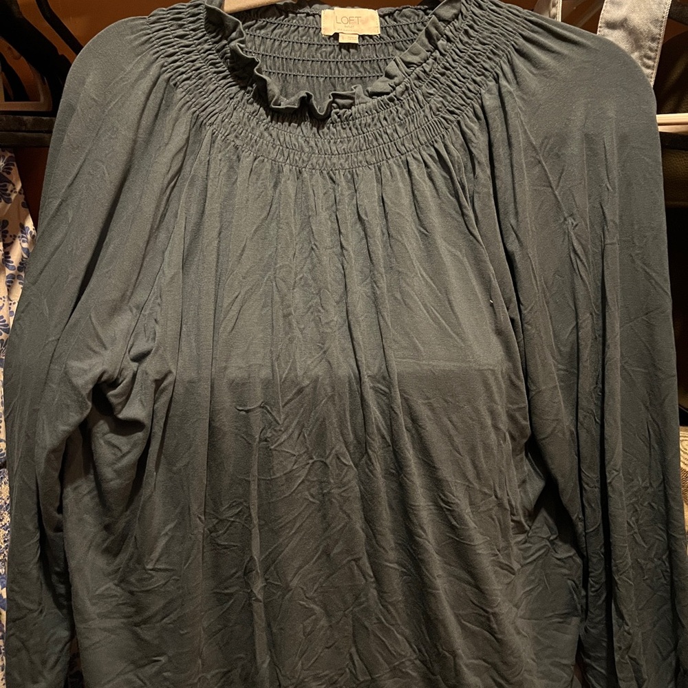 LOFT Women's Smocked Top